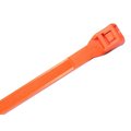 Kable Kontrol Low Profile Zip Ties - 14" Long - 120 Lbs Tensile Strength - 100 pc Pack - Orange CTIL7295-ORANGE